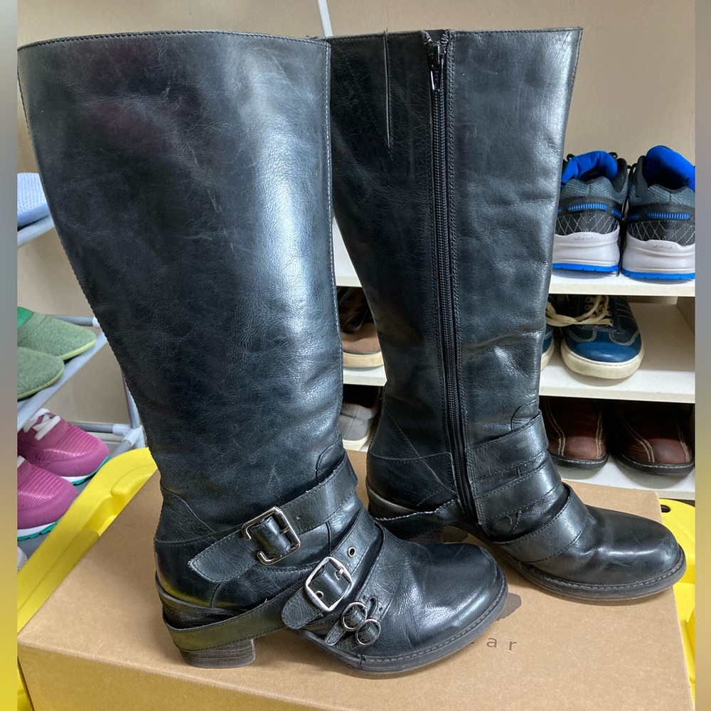 Black Leather Matisse Outlawed Boots